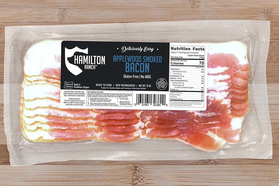 Hamilton Ranch Applewood Smoked Bacon